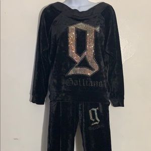 Glamour Jogger Set - Top and Bottom